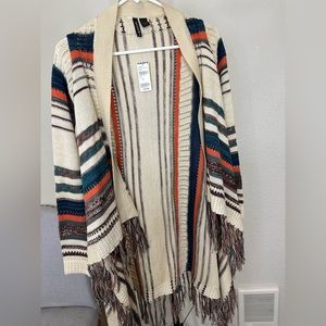 Multi colored cardigan